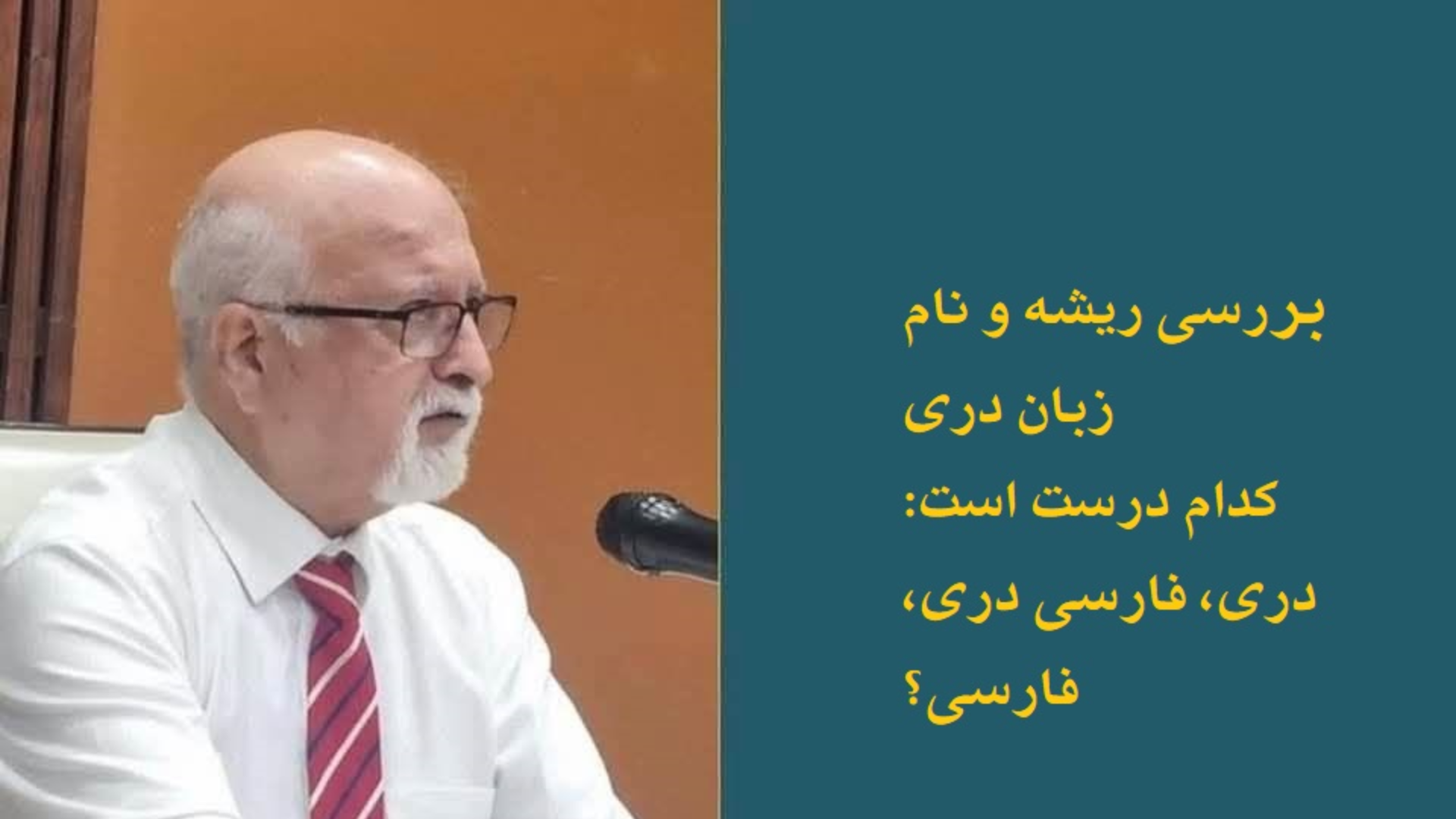 بررسی ریشه و نام زبان دری