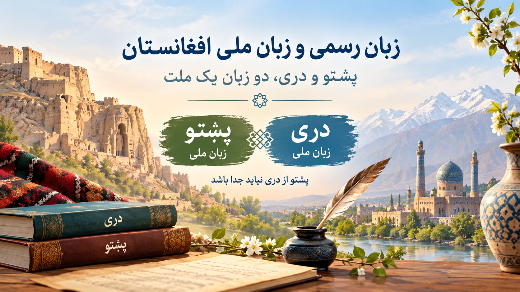 زبان رسمی و زبان ملی!